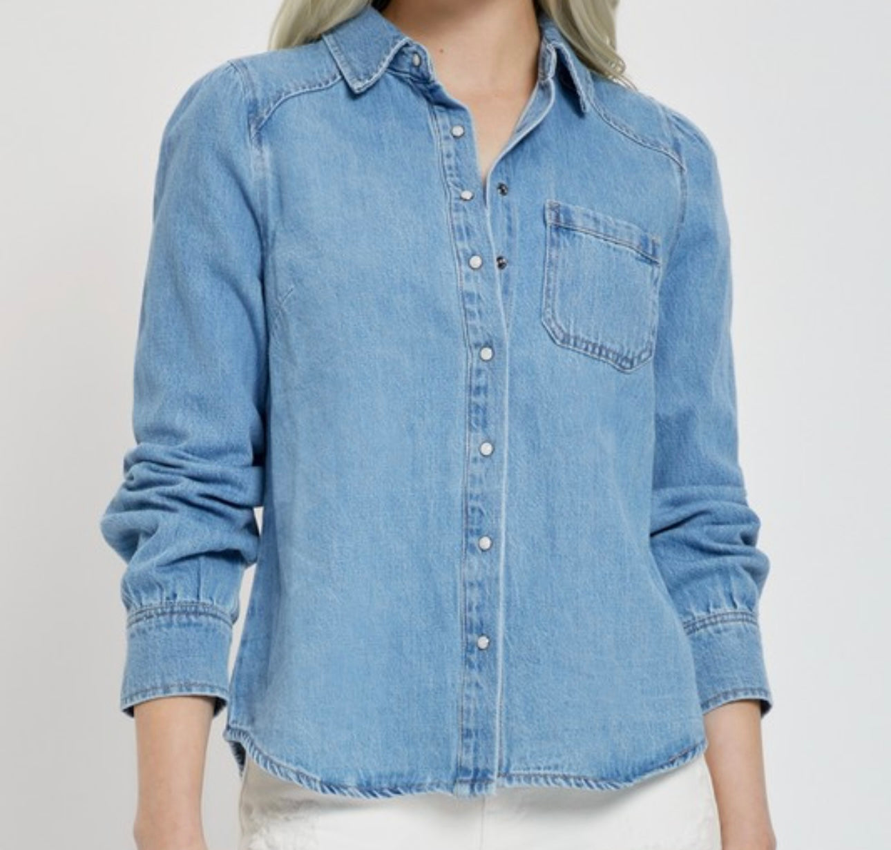 Risen Denim Shirt Multiple Colors