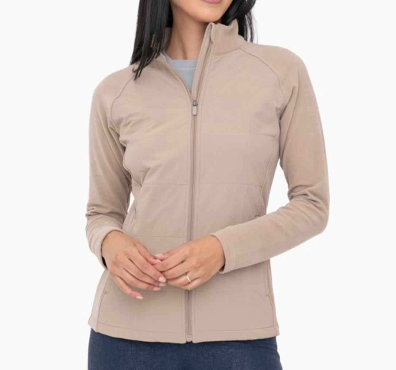 Hybrid Fleece Jacket Multiple Colors