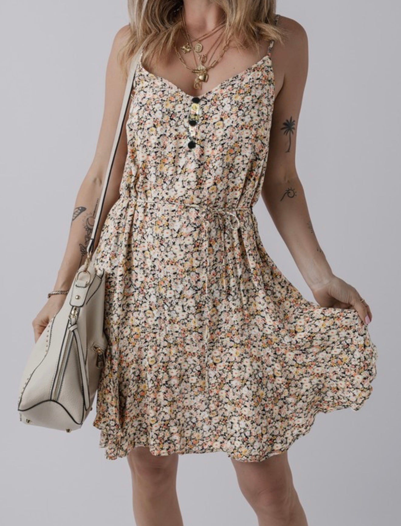 Boho Floral Dress – Blush Boutique and Tan Boho Floral Dress – Blush Boutique and Tan