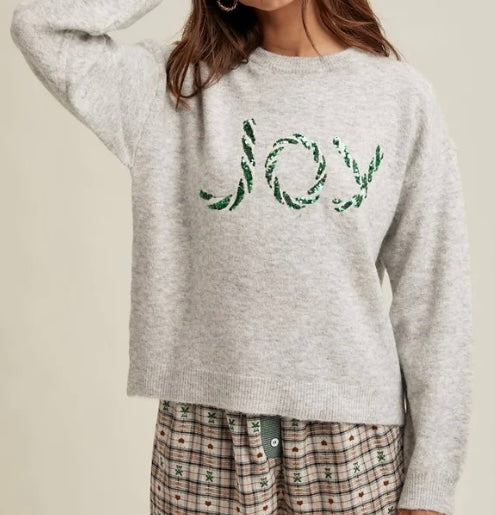 Joy Sequin Sweater Multiple Colors