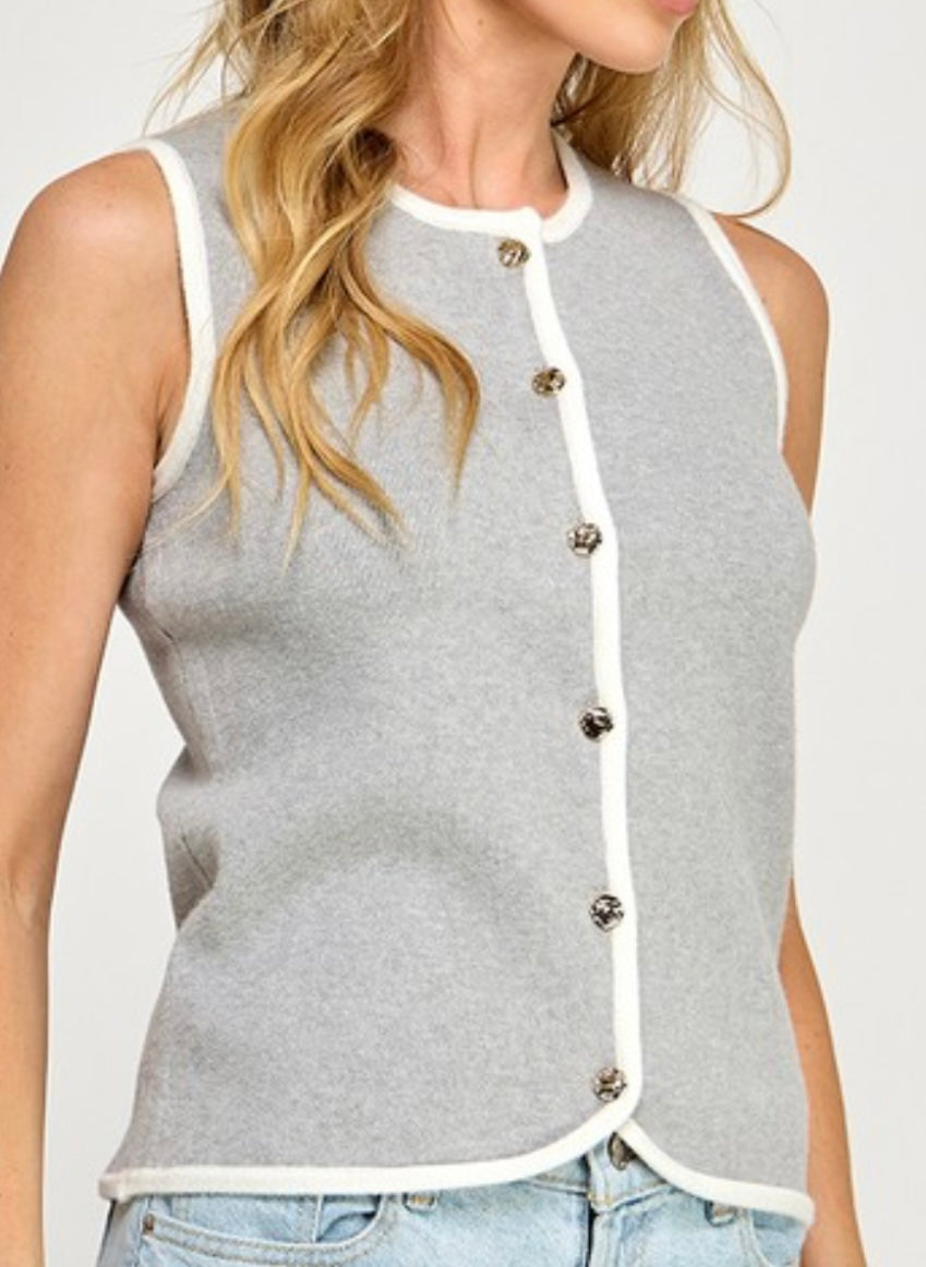 Sweater Vest Multiple Colors
