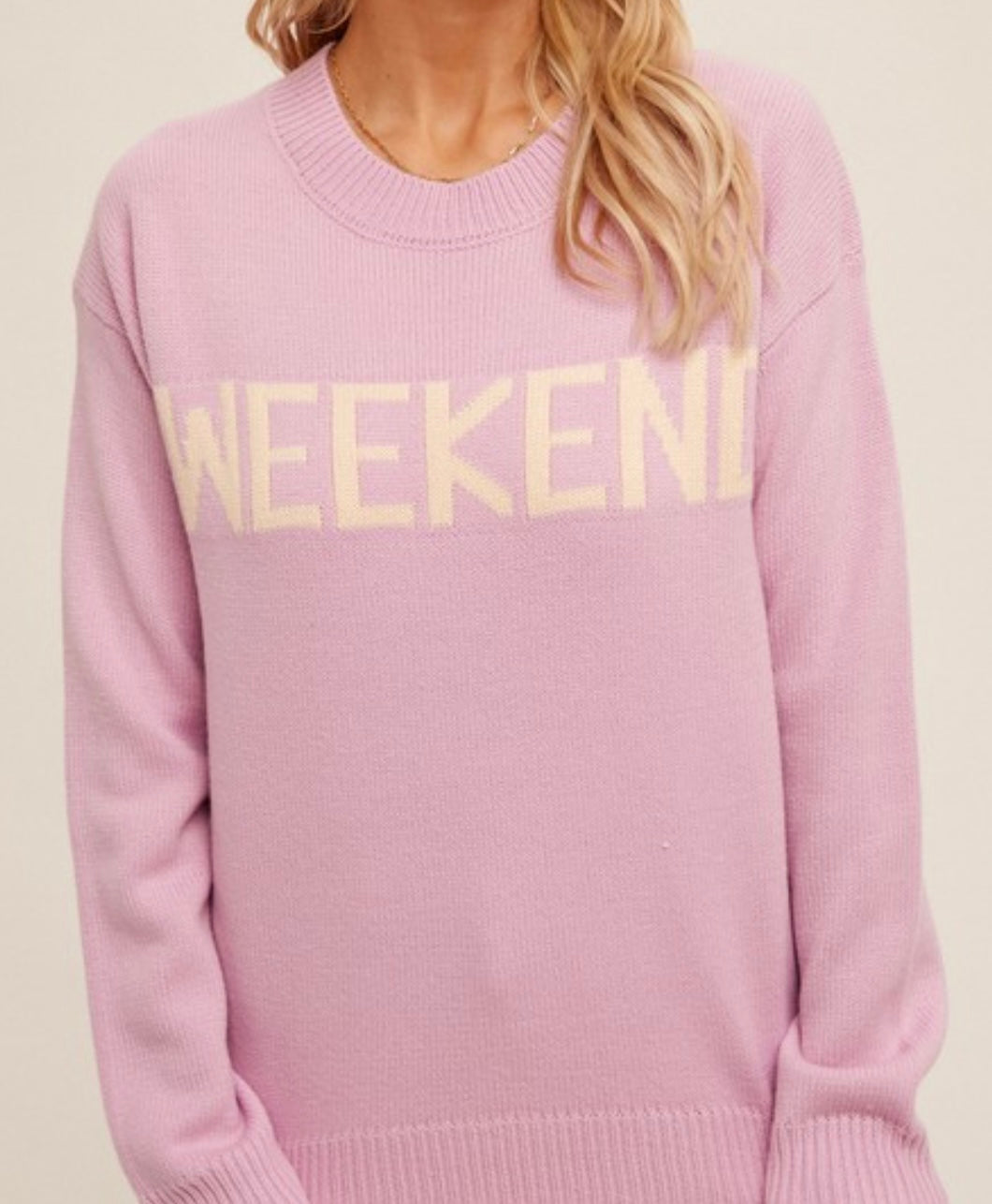 Weekend Crewneck Sweater Final Sale