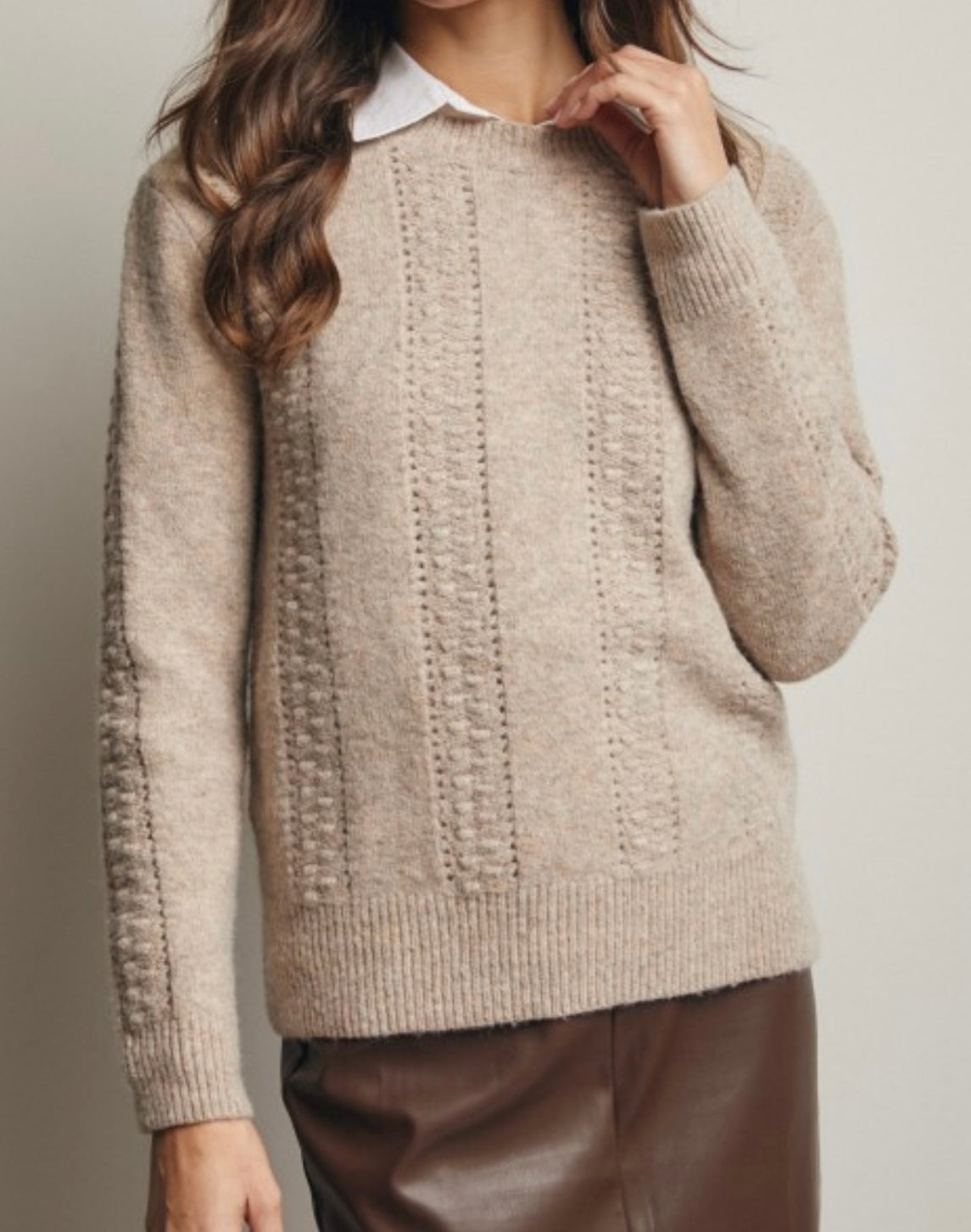 Cable Stitch Sweater Multiple Colors