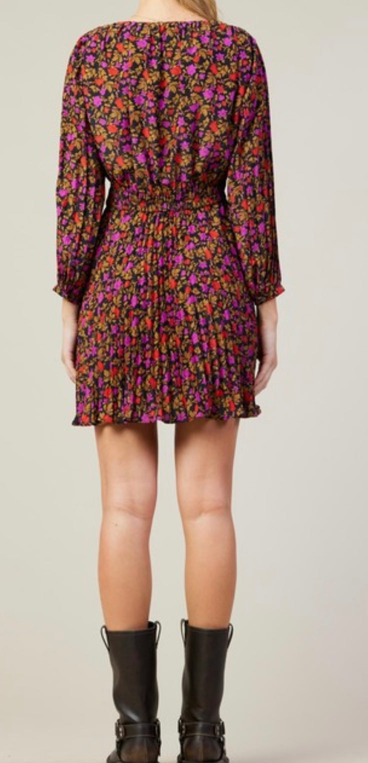 Fall Floral Dress