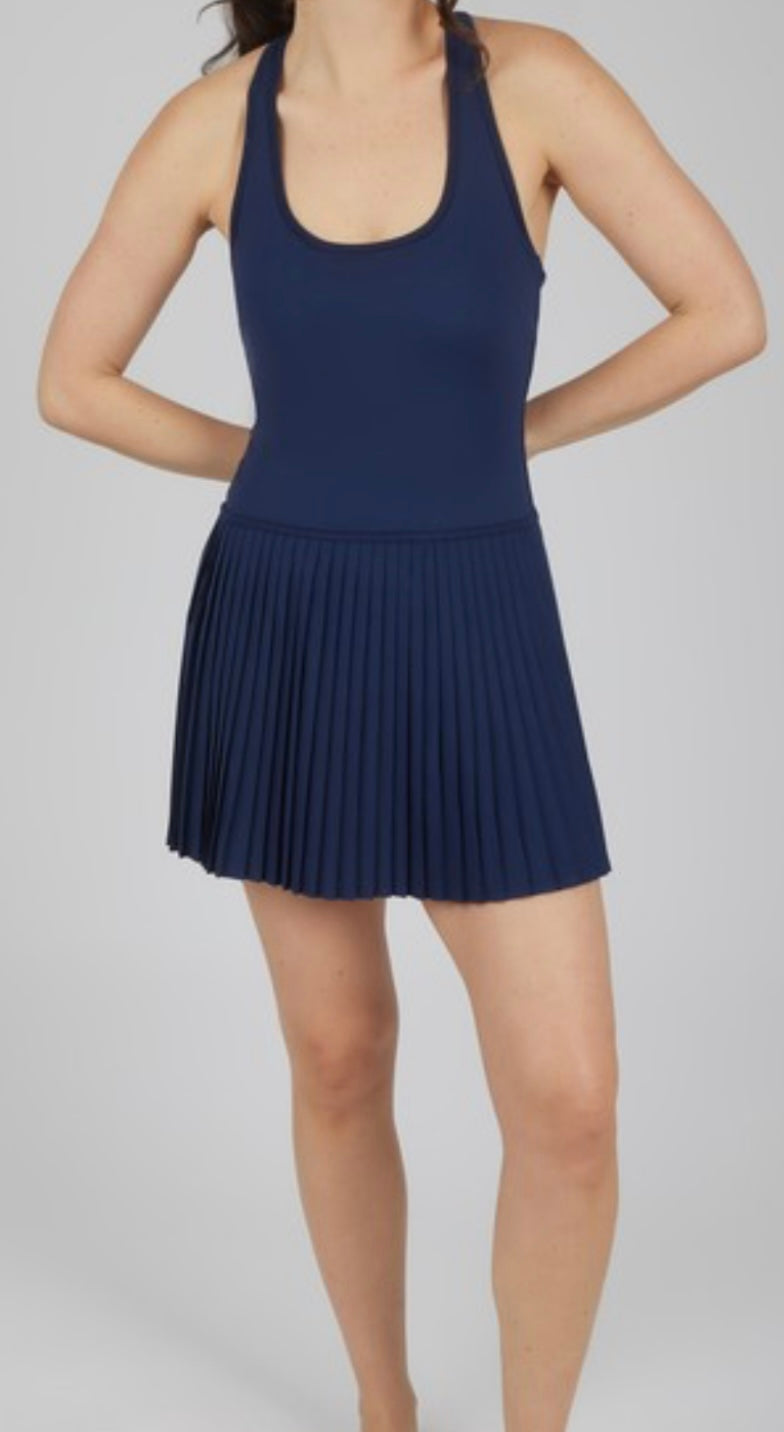 Mini Pleated Dress Multiple Colors