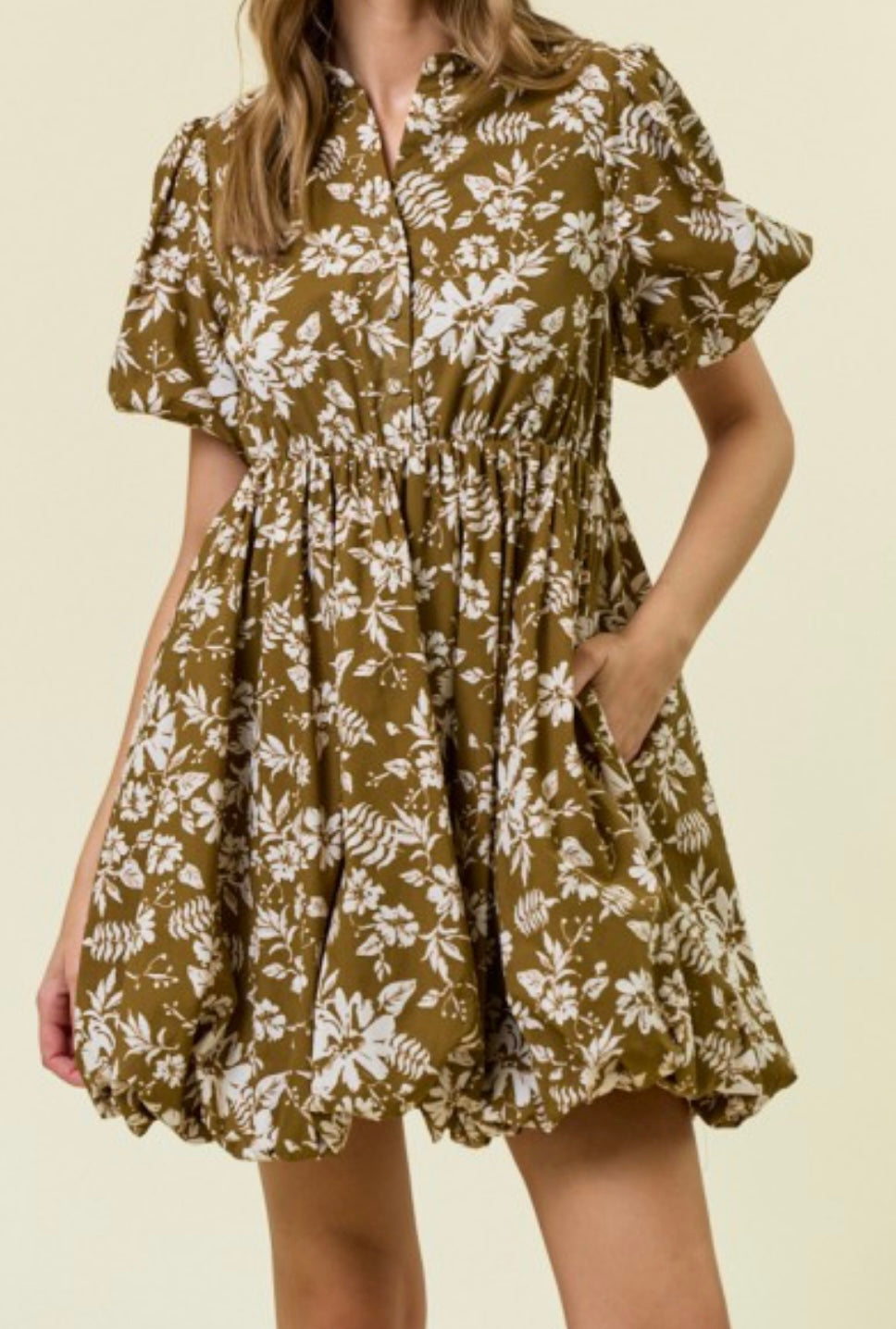 Bubble Hem Dress