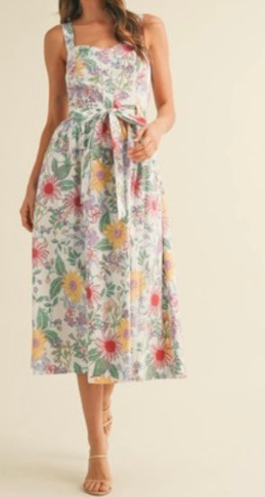 Floral Button Up Dress