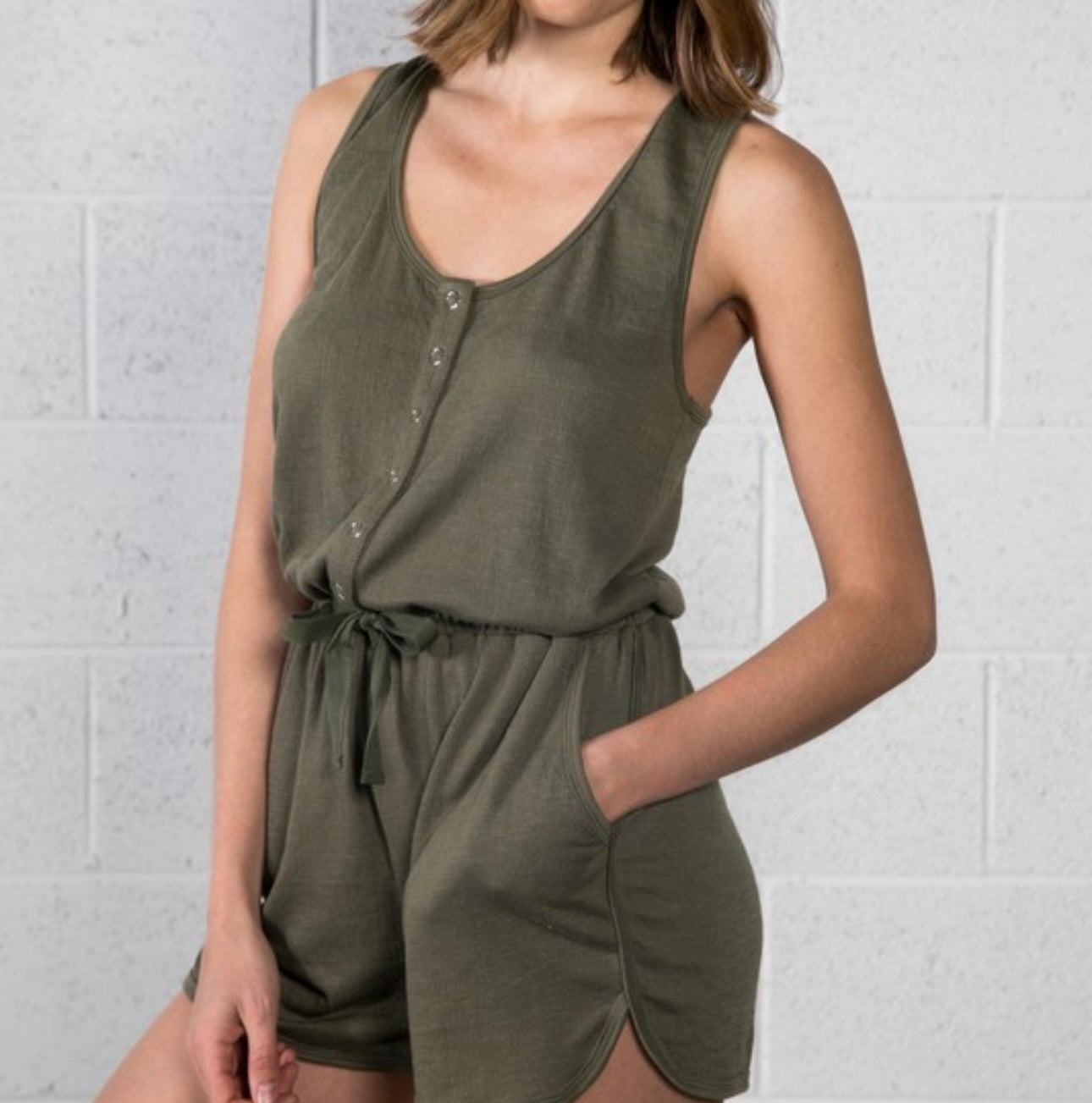 Textured Romper Multiple Colors