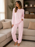 Pink Wine Pajama Set