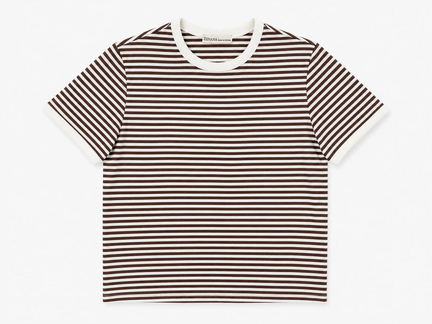 Classic Striped Ribbed T-Shirt