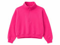Fuchsia Quarter-Zip Pullover