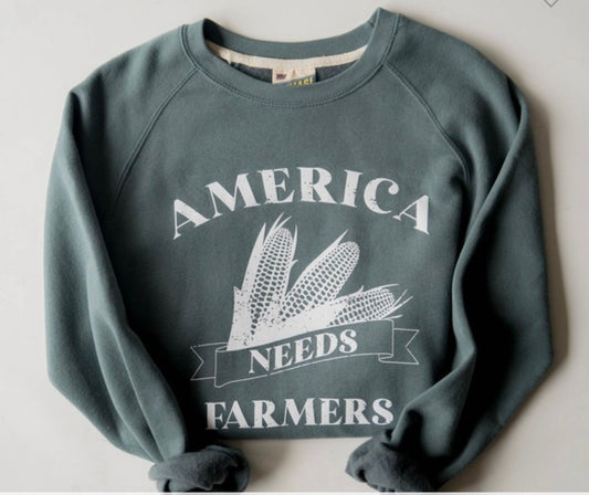 America Needs Farmers Sweatshirt