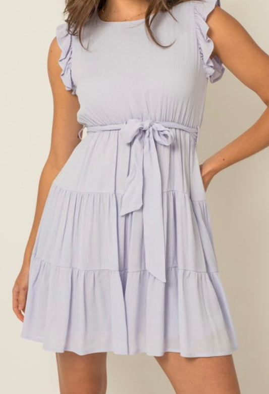 Lilac Tiered Dress