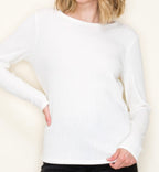 Ribbed Hacci Top Multiple Colors