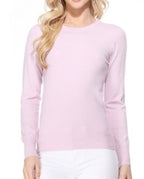 Crew Neck Lightweight Sweater Multiple Colors-final sale