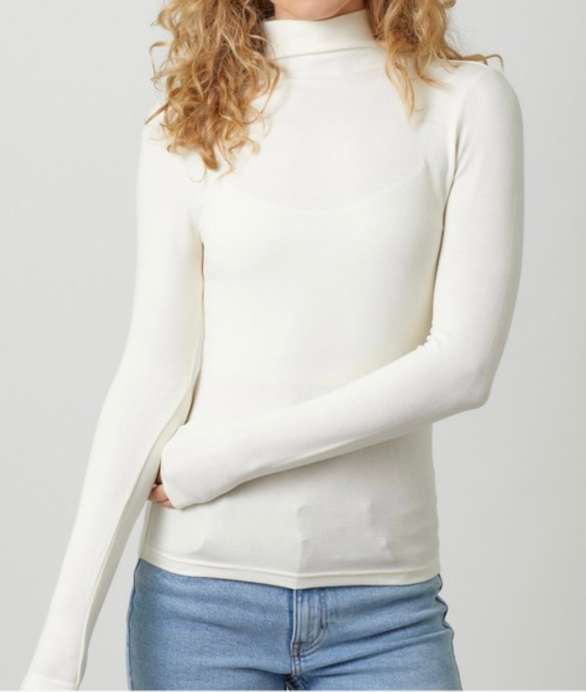 Soft Mock Neck Top Multiple Colors