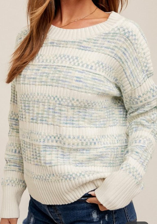 Textured Sweater Multiple Colors
