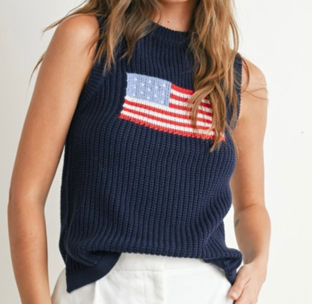 Flag Knitted Sweater