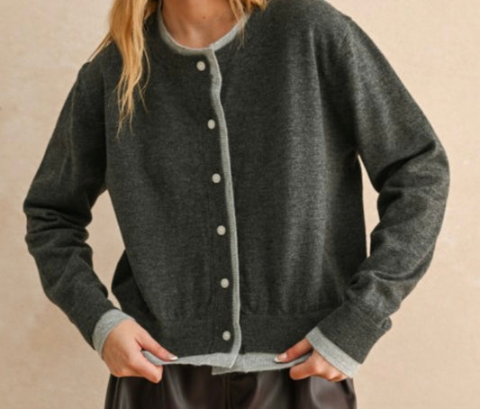 Layered Cardigan