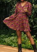 Fall Floral Dress