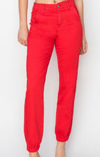 Risen Scarlet Denim Jogger