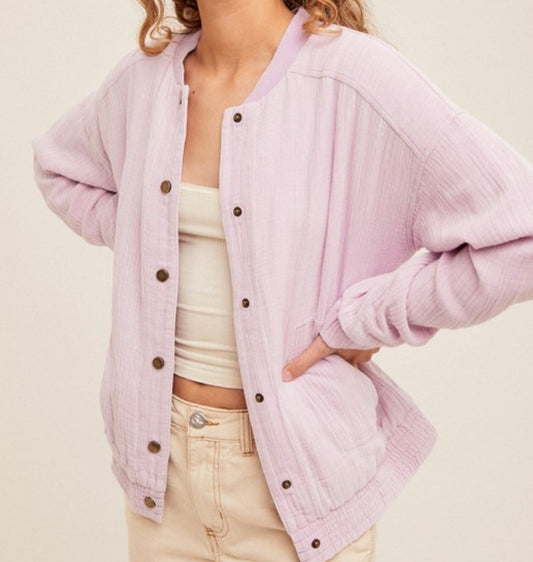 Lilac Gauze Jacket
