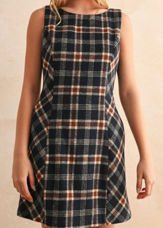 Plaid Pattern Dress