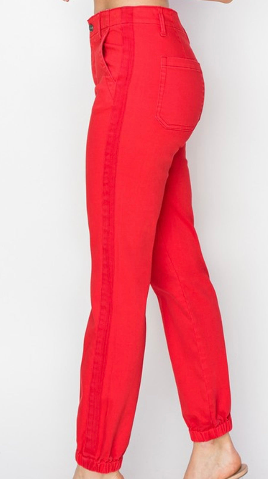 Risen Scarlet Denim Jogger