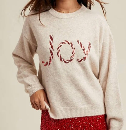 Joy Sequin Sweater Multiple Colors