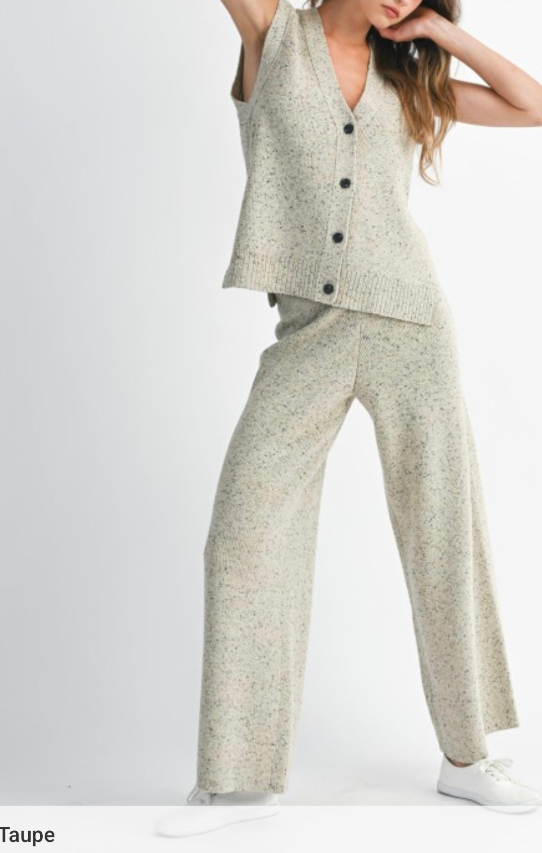 Tan Knit Set