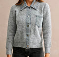 Denim Trim Jacket