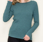 Ribbed Hacci Top Multiple Colors