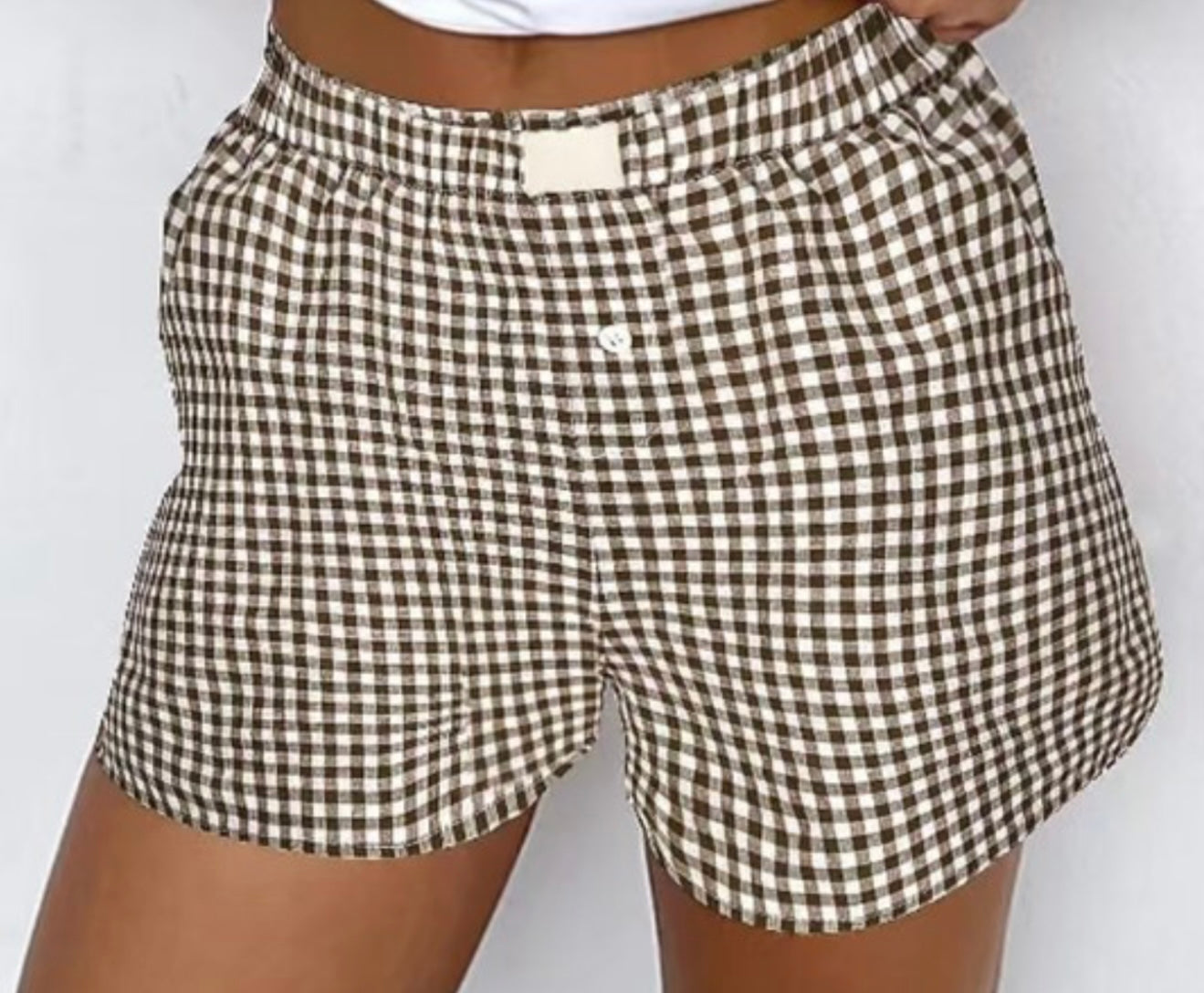 Gingham Boxer Shorts Multiple Colors
