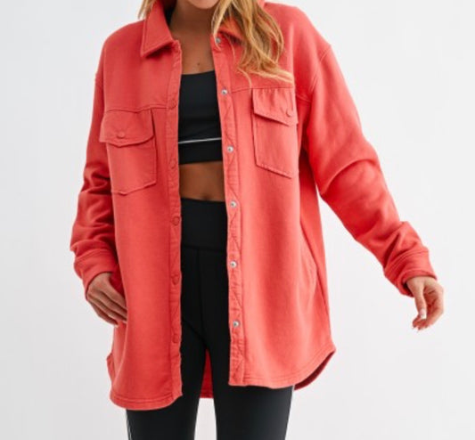 Evergreen Shacket Multiple Colors