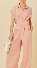 Waffle Knit Jumpsuit