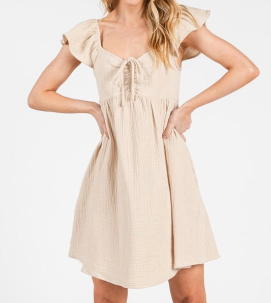 Front Tie Dress