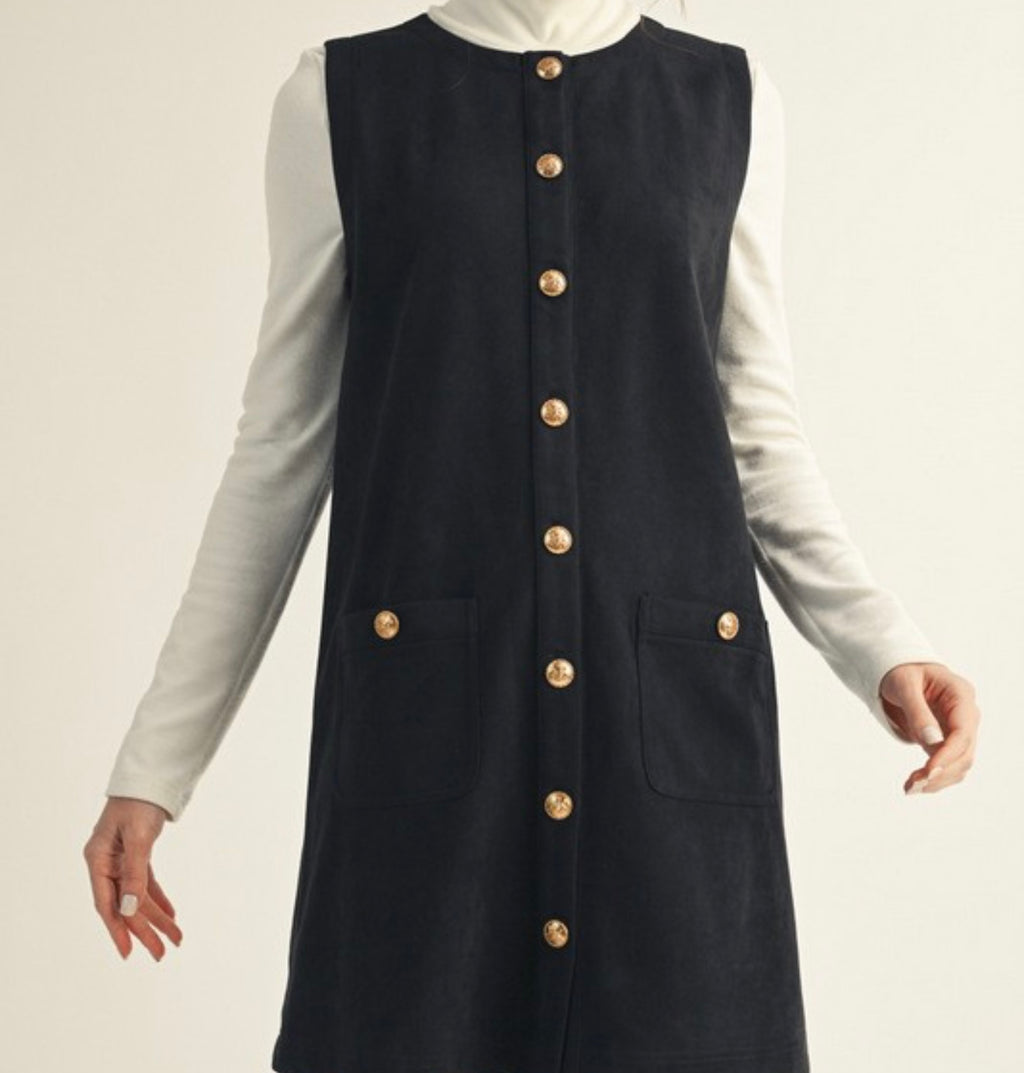 Suede Dress Multiple Colors