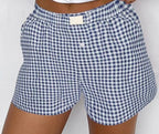 Gingham Boxer Shorts Multiple Colors