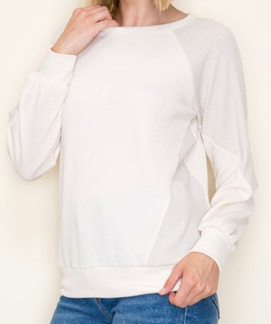 Fabric Blocked Top