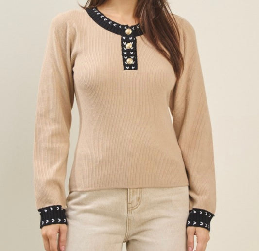 Stitch Detailed Sweater