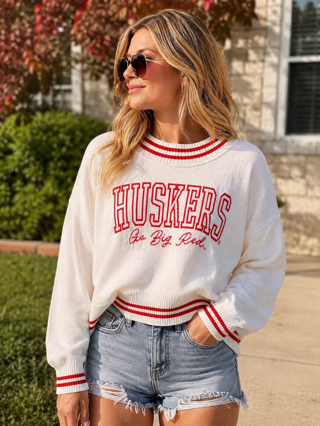 Nebraska Queen Oversized Sweater