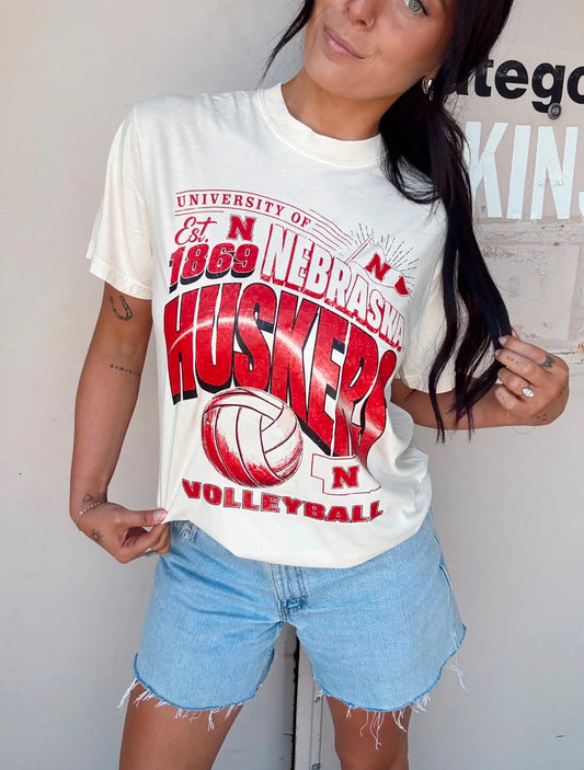 Nebraska Husker Volleyball Tee