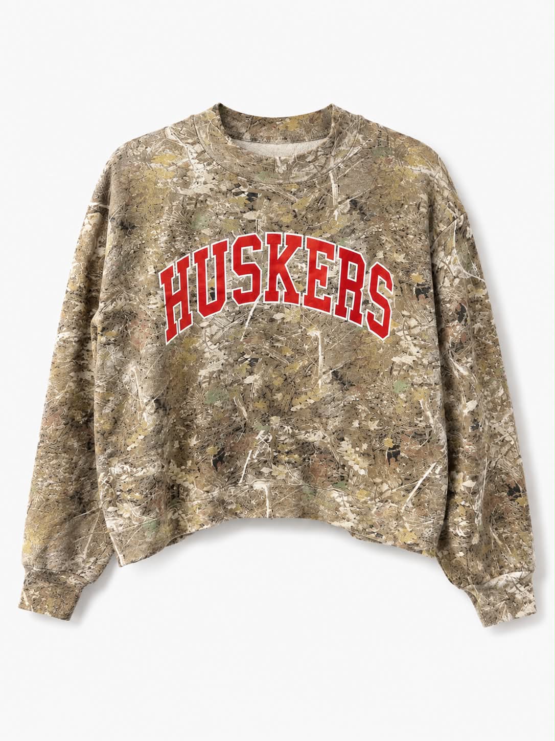 Nebraska Camo Mock Neck Sweatshirt
