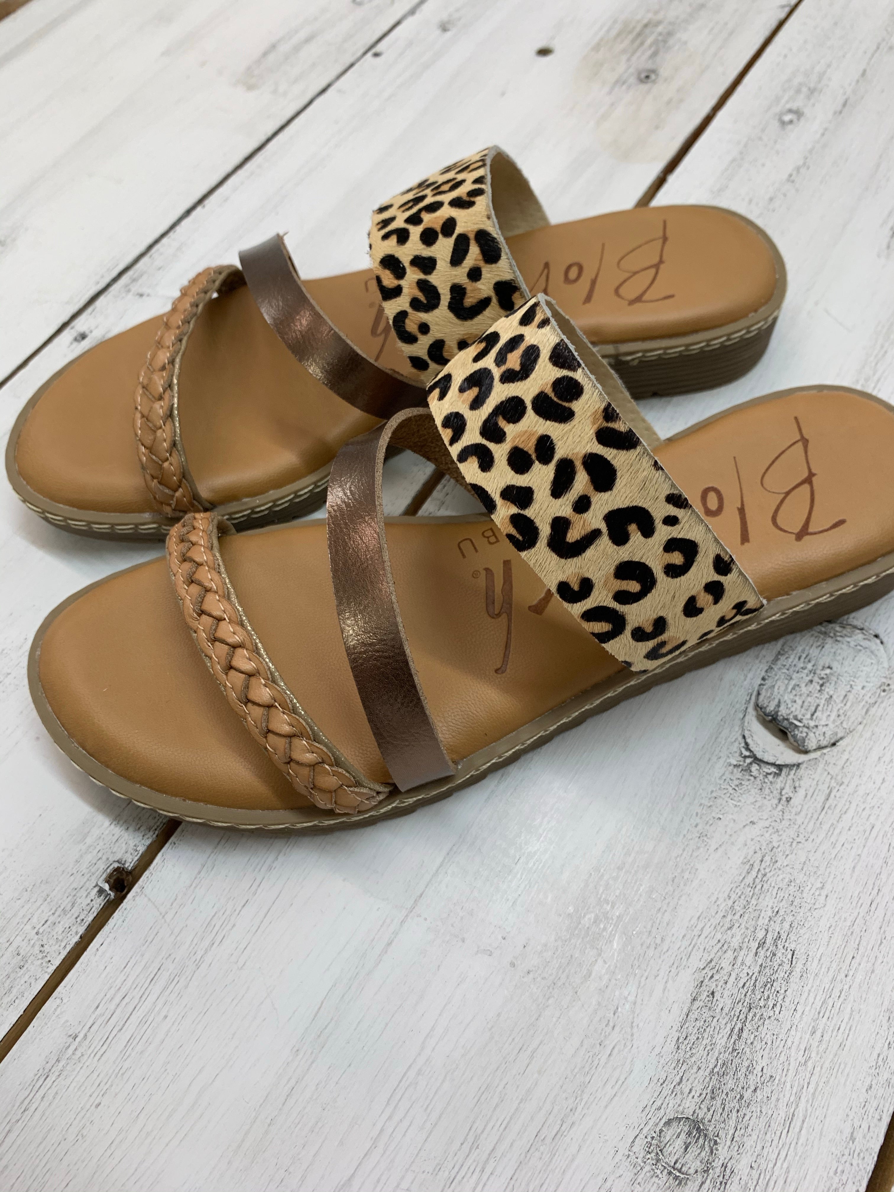 Blowfish OTSI Sandal Blush Boutique and Tan