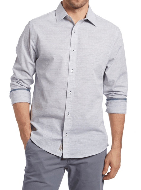 Lakeshore Longsleeve Shirt Grey Dot