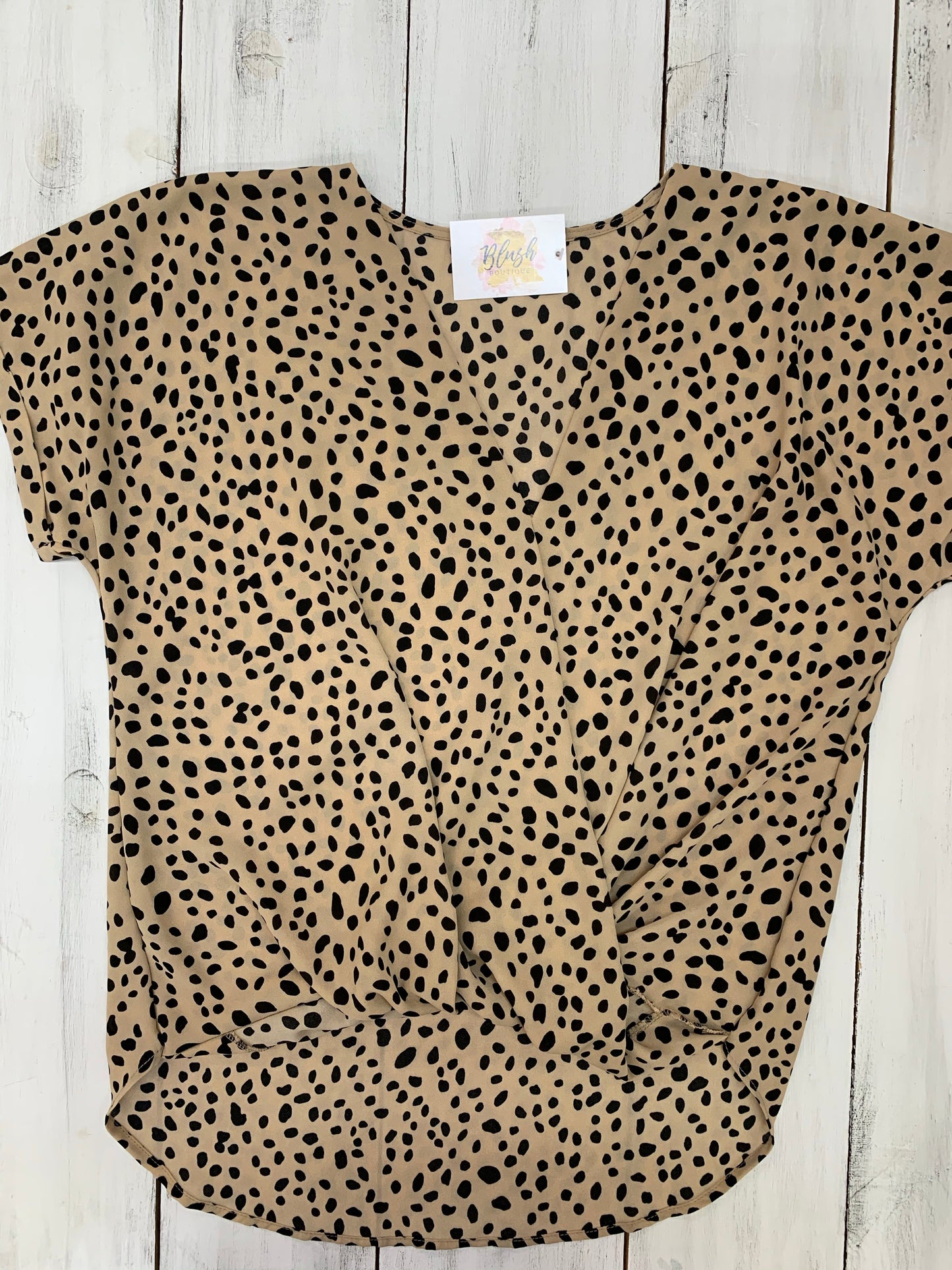 Knot Front Leopard Top