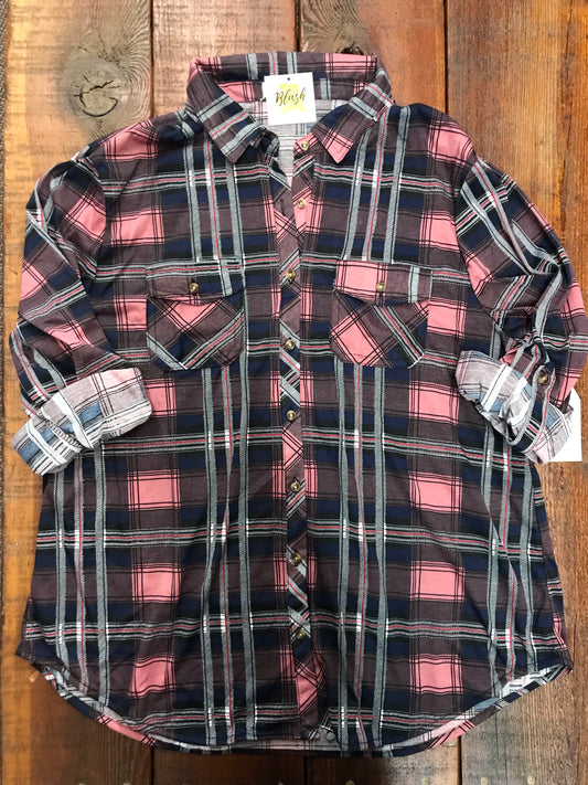 Dark Mauve Plaid